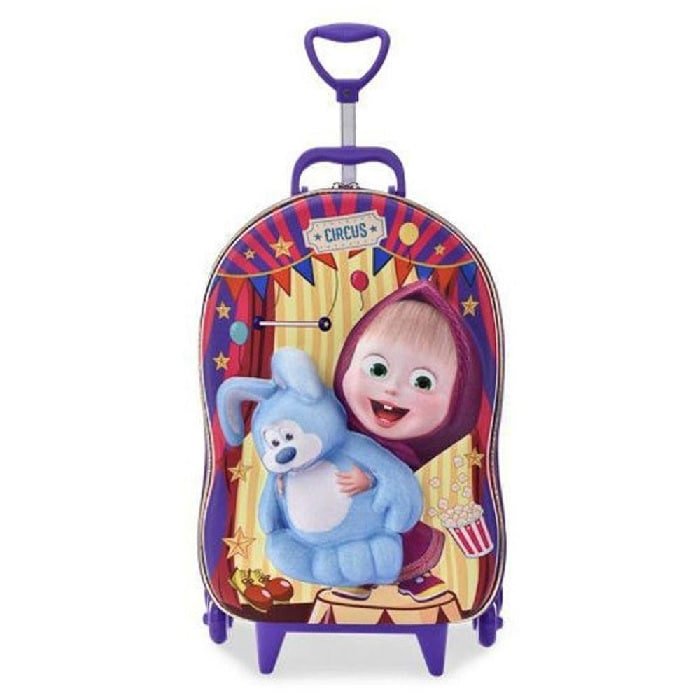 Mala Escolar Maxtoy Masha e o Urso Circus fabricada em EVA com